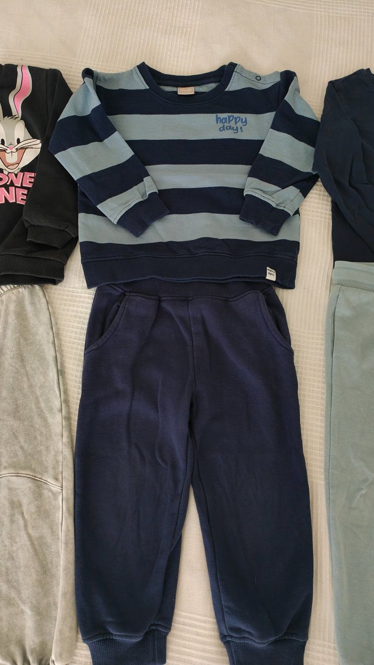 Lotti & Set di vestiti: Kinder Kleidung 3er Set Pullover & Hosen Grösse 98/104 – Usato da Root venduto da GregorO 2