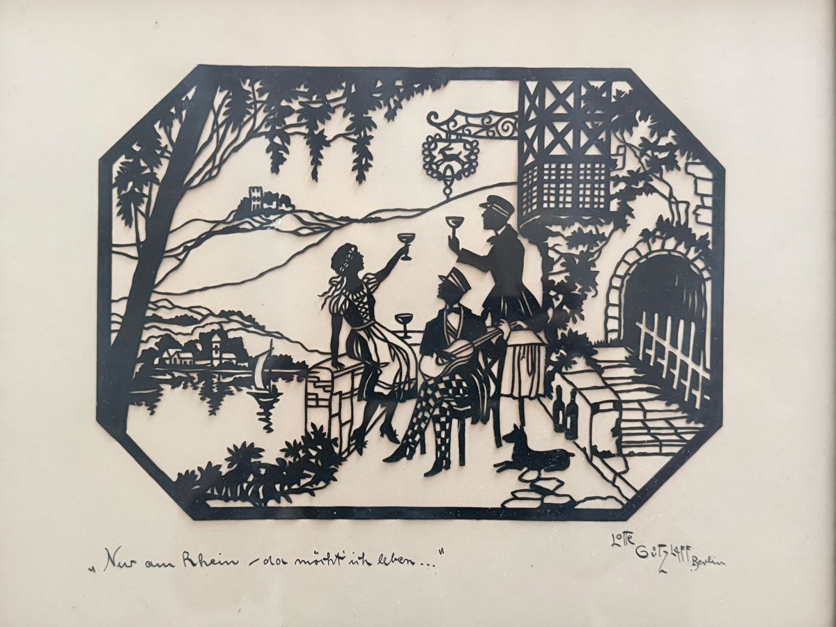 Dipinti: Scherenschnitt - Lotte Gützlaff Berlin um 1920  – Usato da Solothurn venduto da NUVICO 1