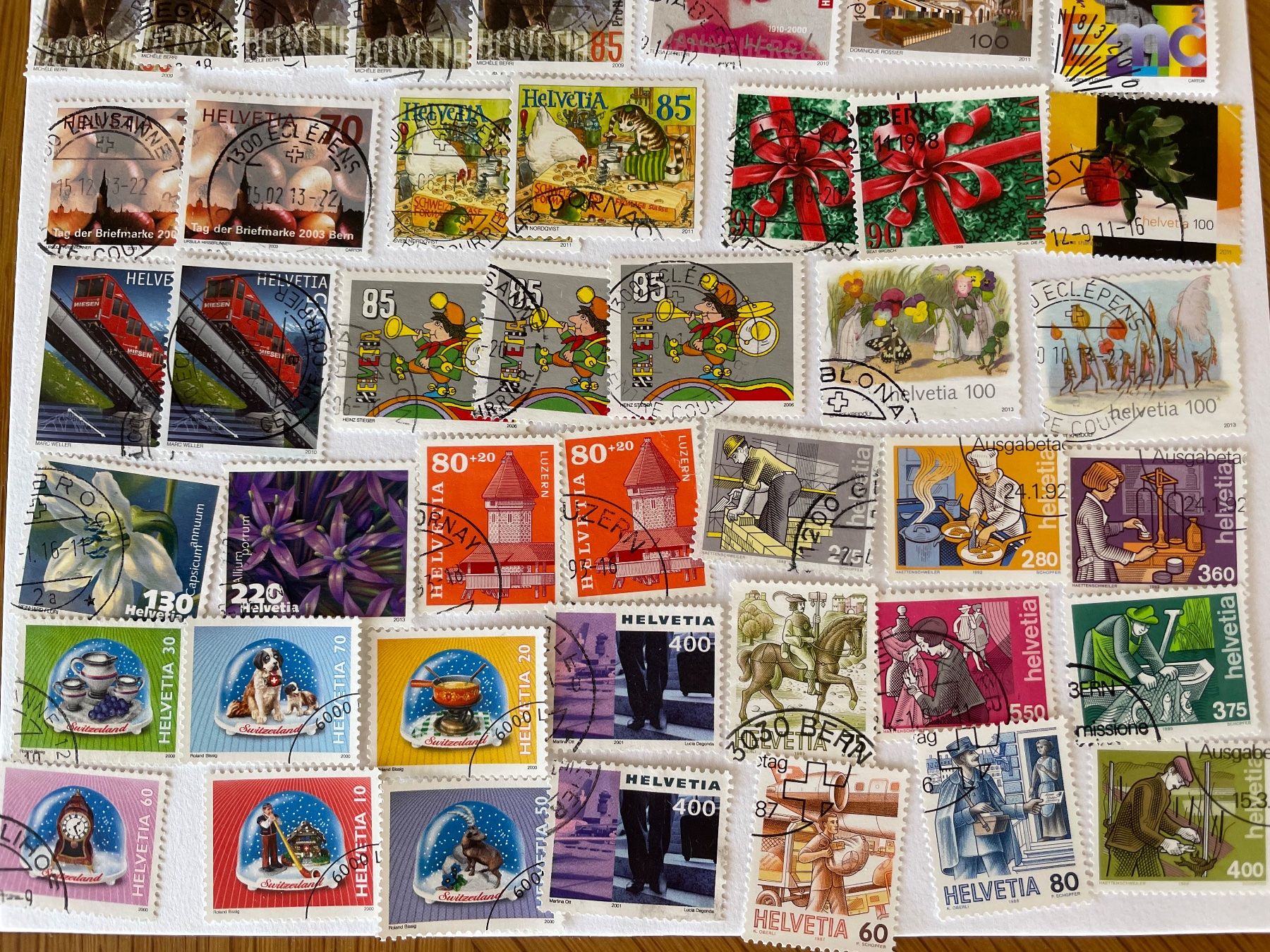 Alle Briefmarken: CHOIX VARIE, belles oblit. dès 3.- – Gebraucht aus Sonceboz-Sombeval von Comment2 3