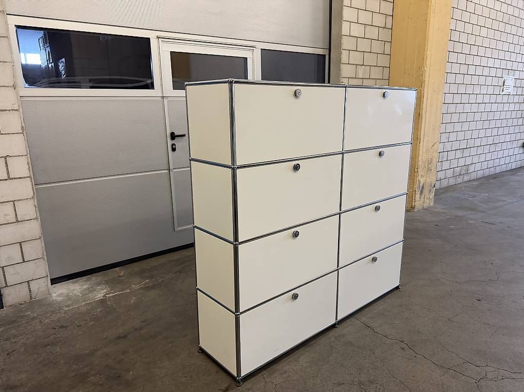 USM Regale: USM Haller Sideboard Reinweiss 2X4 – Gebraucht aus Dietikon von Kumar_Occasionen 1