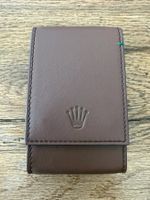 Rolex Uhrenetui Leder braun mit Originalbox neu/ unbenutzt