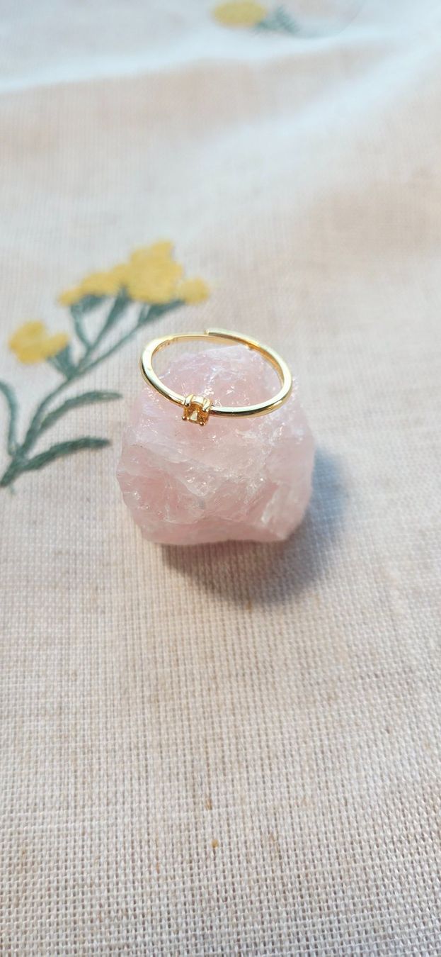 Anelli: NEW - S925 Citrine Ring (Adjustable) – Nuovo (secondo la descrizione) da Zürich venduto da cin_wcf6 3