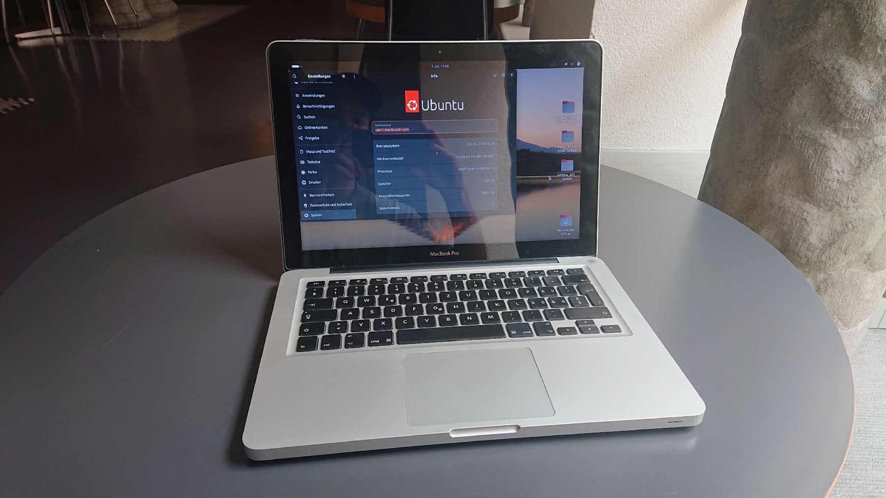 Apple Portables: MacBook Pro 8gb 500gb Ubuntu – D'occasion à Flawil par rcnkr