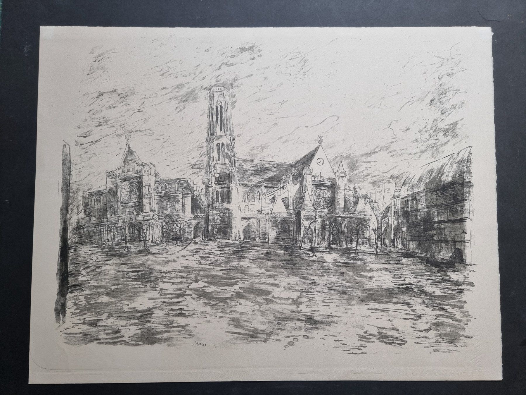Grafica & Litografie: CURT MANZ LITHOGRAPHIE SIGNIERT – Usato da Gersau venduto da kunst-online 1