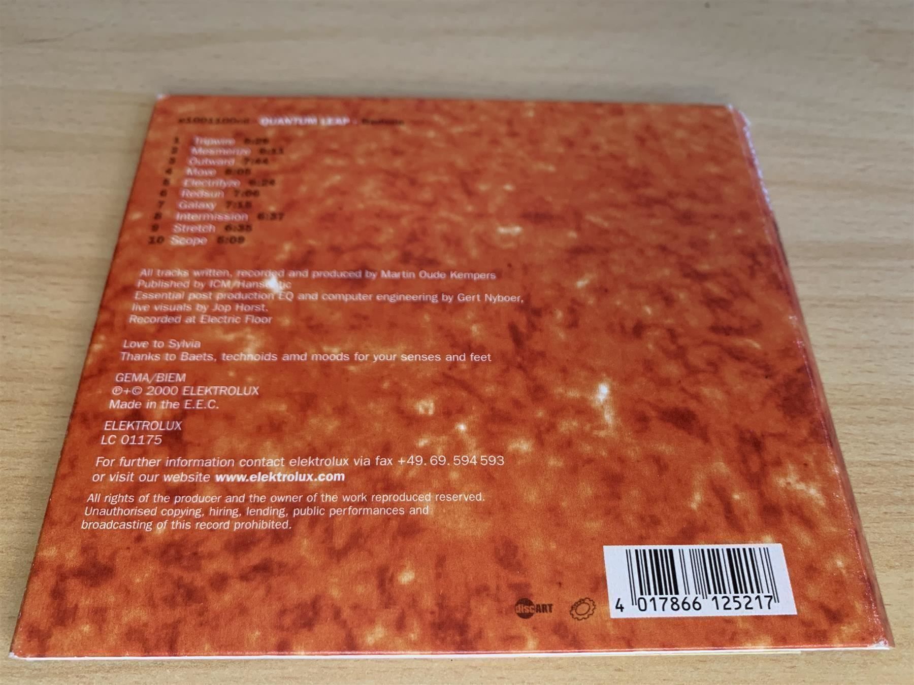 CDs: Quantum Leap – Redsun – Gebraucht aus Rikon im Tösstal von Alpenmutz 1