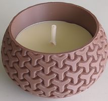 4 bougies décoratives brun matte - ambiance chaleureuse!