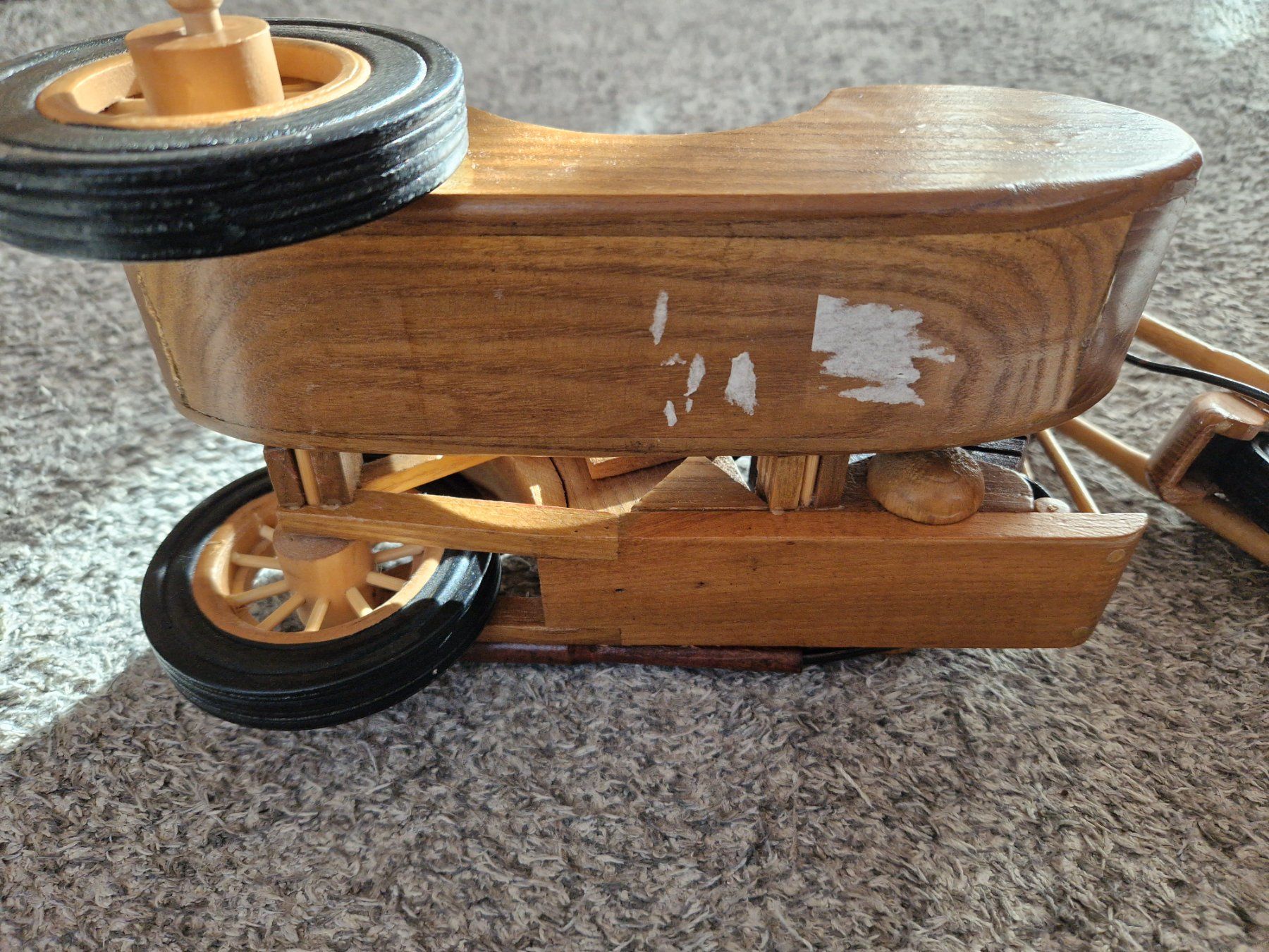 Kit di modellismo & Modellini statici: Holz Motorrad mit Seitenwagen – Usato da Trachslau venduto da schumannmario 4