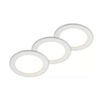 3 LED Lampen für die Decke, weiss, 17 cm, dimmbar