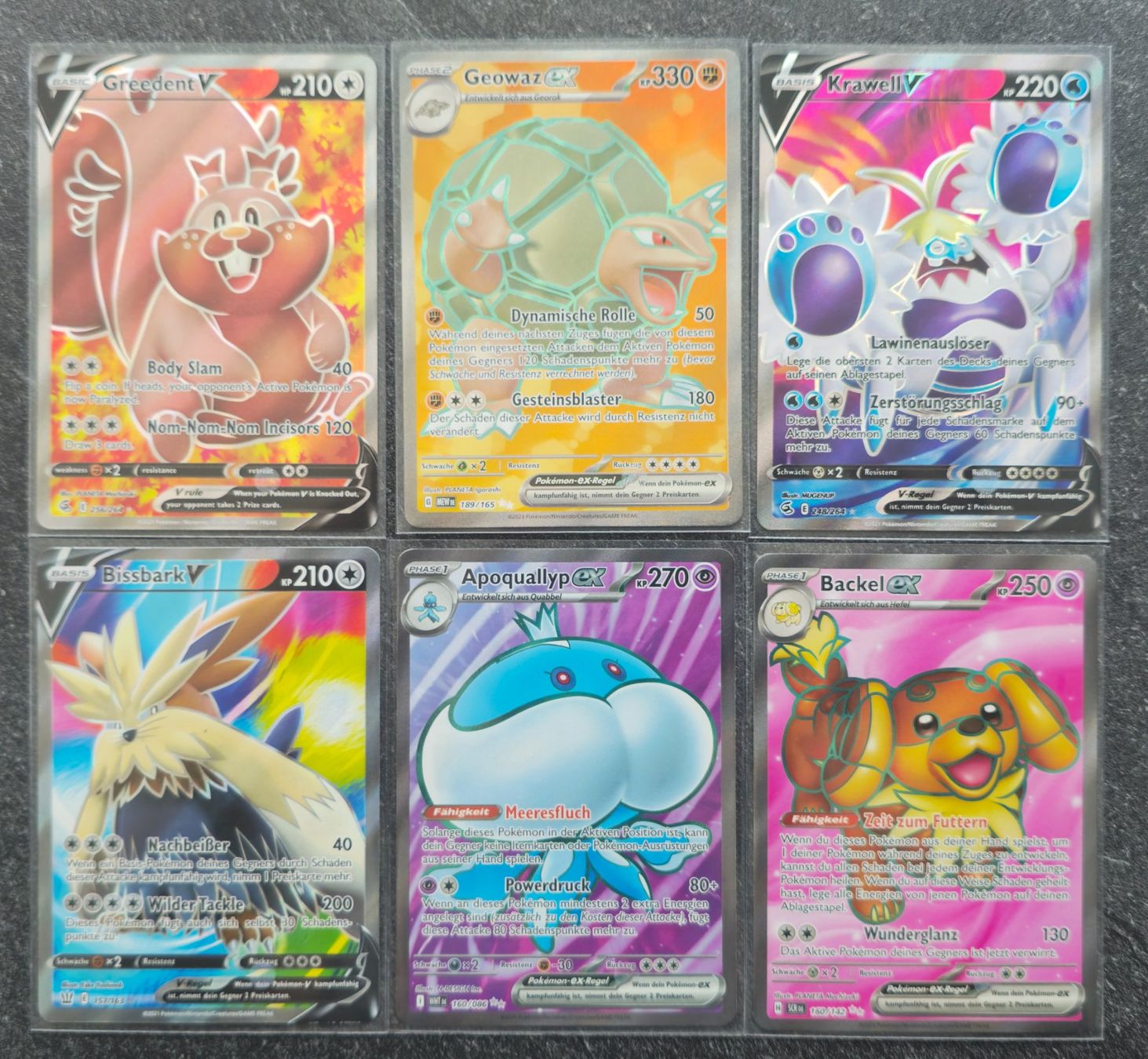 Pokémon Sammelbilder & Trading cards: 22xFull Art Pokemonkarten DE – Neu (gemäss Beschreibung) aus Zürich von Enver90