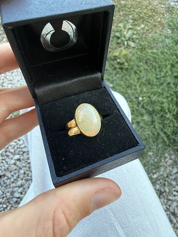 Ringe: schöner Opal Ring vergoldet grössenverstellbar – Neu (gemäss Beschreibung) aus Zug von julialbi 3
