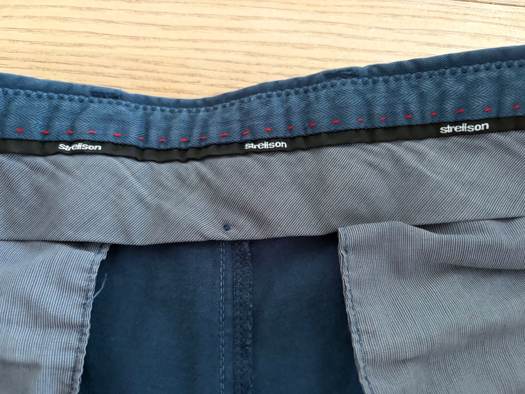 Strellson Pantaloni: Strellson Herren Chino Hose blau – Usato da Rüschlikon venduto da Emma01 1