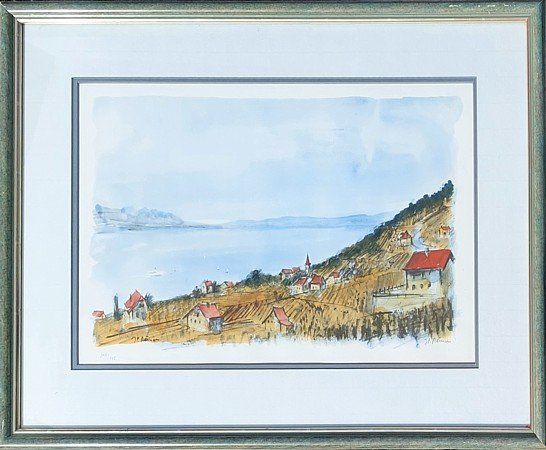 Grafica & Litografie: Jean-Pierre Rémon - Litho "Le Lavaux" – Usato da Montmelon venduto da canelle-12 1