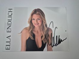 Autogrammkarte Ella Endlich Originalunterschrift