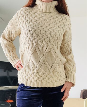 René Lezard Pullover, Gr. M, 100 % Merinowolle