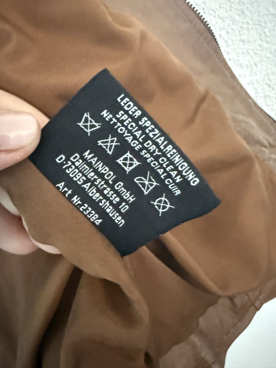 Giacche: Damen Lederjacke – Braun, Grösse M – Usato da Neerach venduto da Meli_sara 5