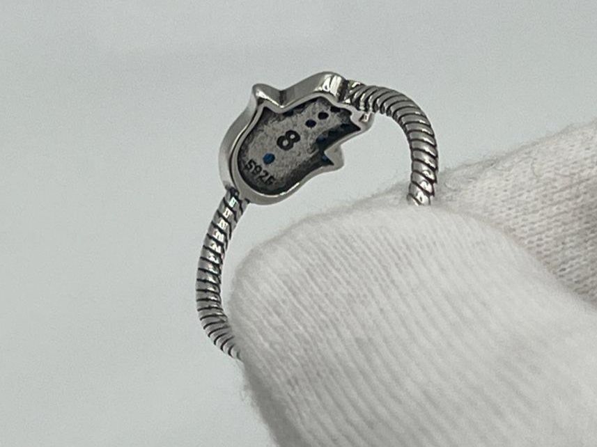 Ringe: Bague main de Fatma en Argent 925 – Gebraucht aus Praz (Vully) von VVSWISS 1