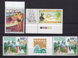 R5125  /  Polynésie poste aérienne 1983 neufs XX