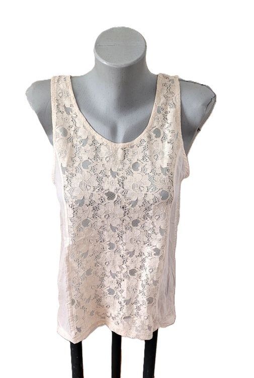 Pieces Tops: Herziges Top ca. Gr. S von Pieces mit Spitze – Gebraucht aus Füllinsdorf von Sunnebliemli7
