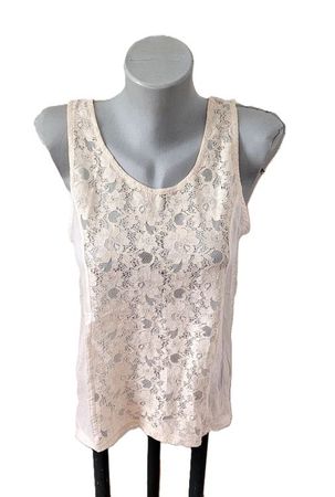 Herziges Top ca. Gr. S von Pieces mit Spitze