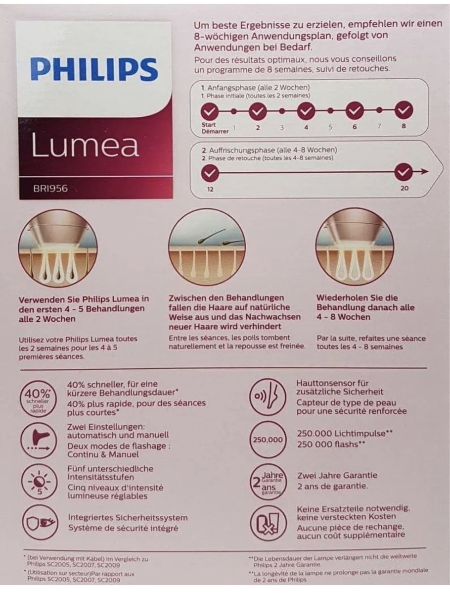 Philips Epilatori: Haarentfernungsgerät philips lumea prestige – Nuovo e nell'imballaggio originale da Ostermundigen venduto da Ania.I 6