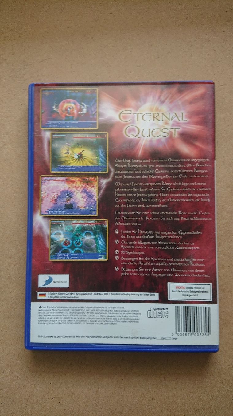 Giochi: Eternal Quest Ps2 – Usato da Chur venduto da FreakofRarity 1