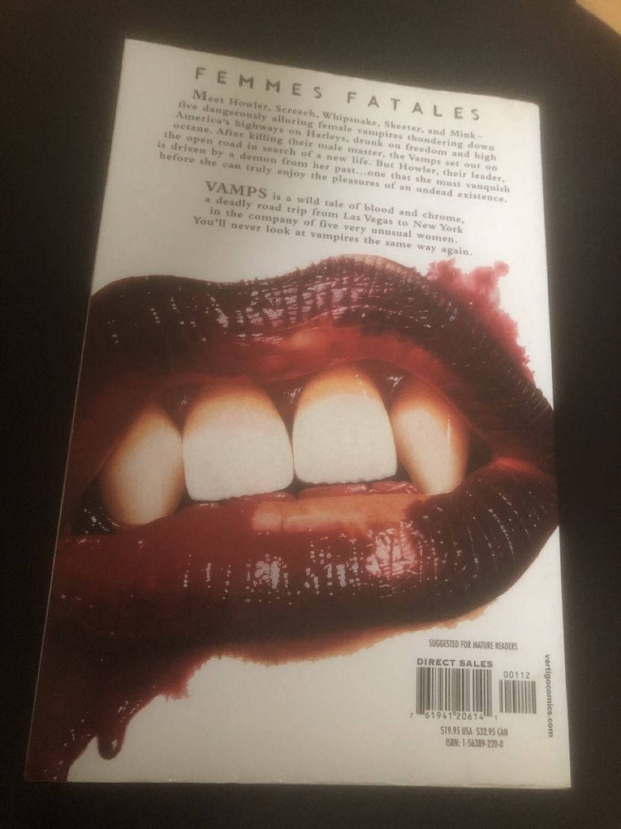 Fumetti: Vamps - DC/Vertigo TPB – Usato da Lausanne venduto da fransadpop 1