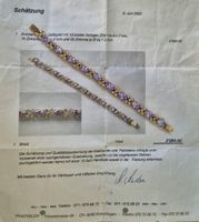 Armband Gelbgold mit Zirkonia, inklusive Schätzung