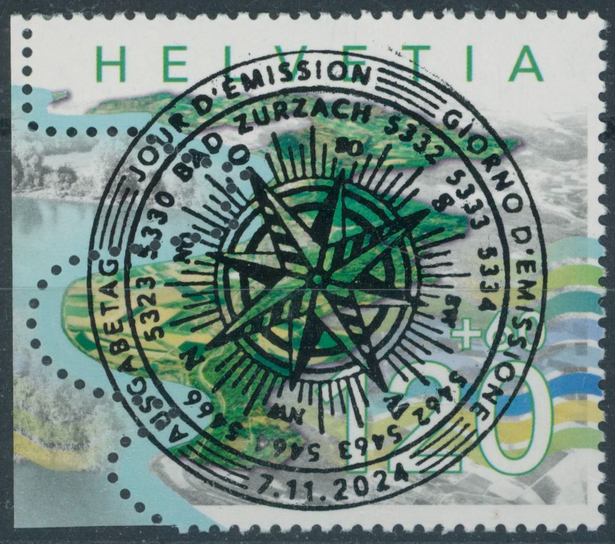 Tutti i francobolli: 2024 - Tag der Briefmarke - Blockausschnitt - Ersttag Voll – Usato da Schindellegi venduto da stationary