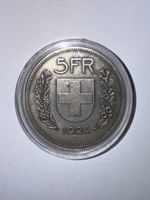 5 Franken 1924 Schweiz – Wappen-Design