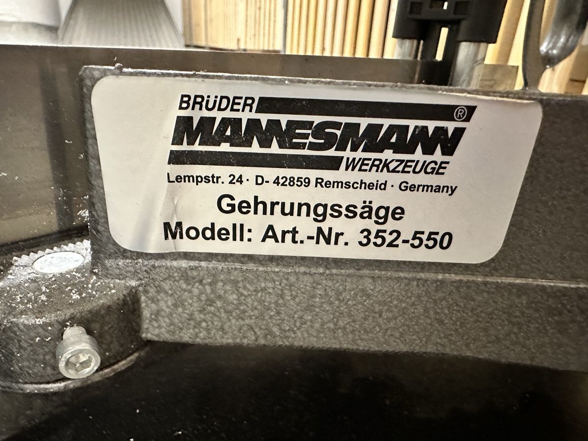 Scies: Gehrungssäge  Gebrüder Mannesmann – D'occasion à Thalwil par Thommy_nau 5