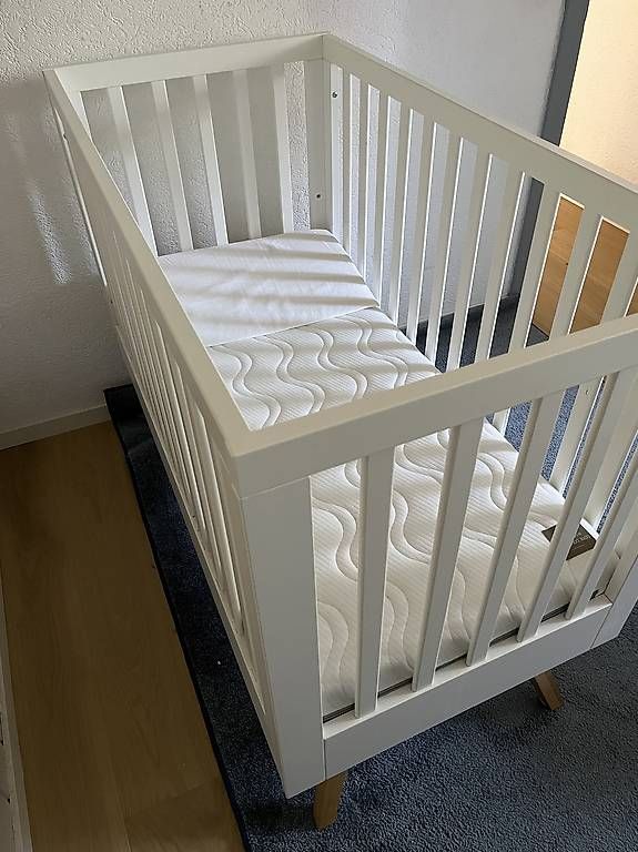 Vox Betten: Lit bébé Vox Nautis Blanc + matelas cocolatex – Gebraucht aus Cossonay-Ville von cas_wq6f 2