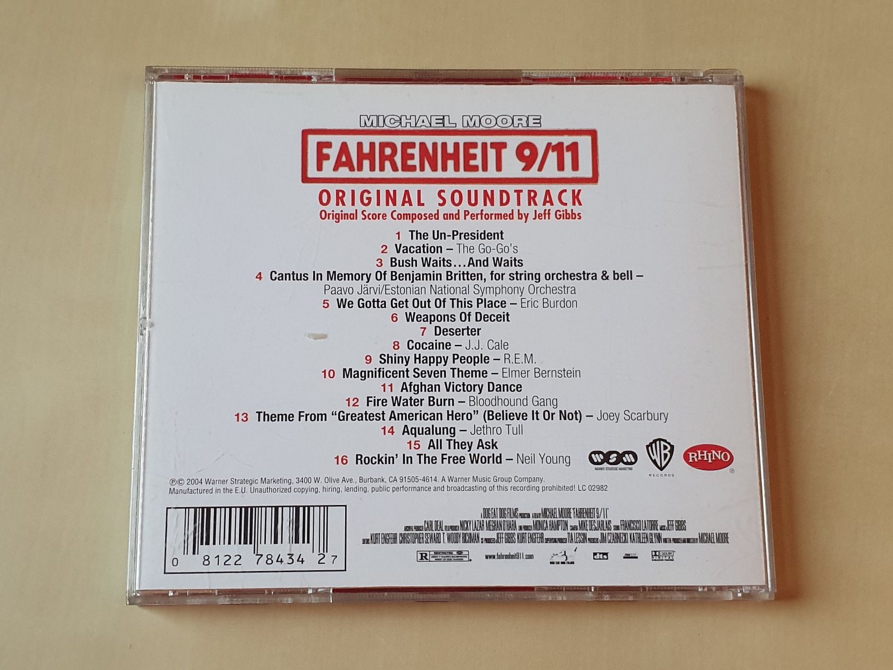 CD: Fahrenheit 9/11 – Usato da Stansstad venduto da collectorsshop 1