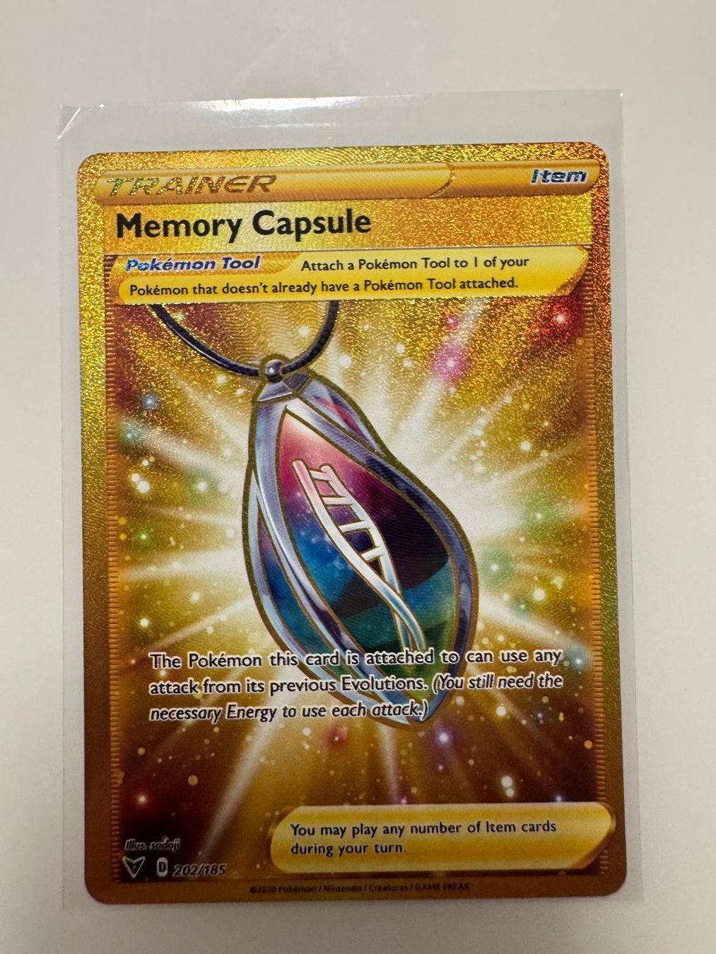 Pokémon Sammelbilder & Trading cards: Memory Capsule | Secret Rare | VIV 202/185 | EN – Gebraucht aus Spreitenbach von Snacky96 2