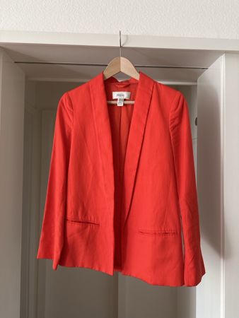 Mango deep orange Blazer - size s