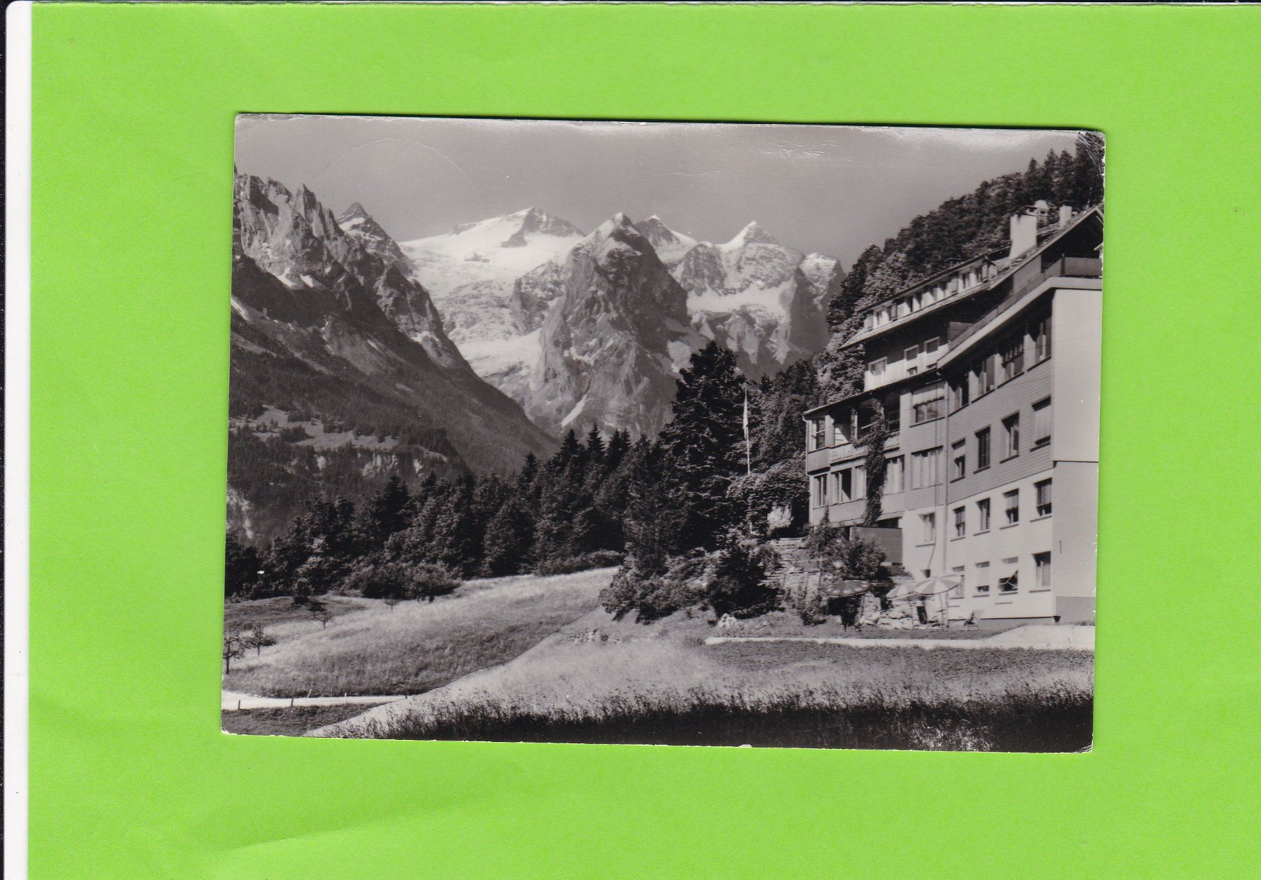 Cartoline postali: Hotel Gletscherblick, 6082 Goldern – Usato da St. Peterzell venduto da neckertal
