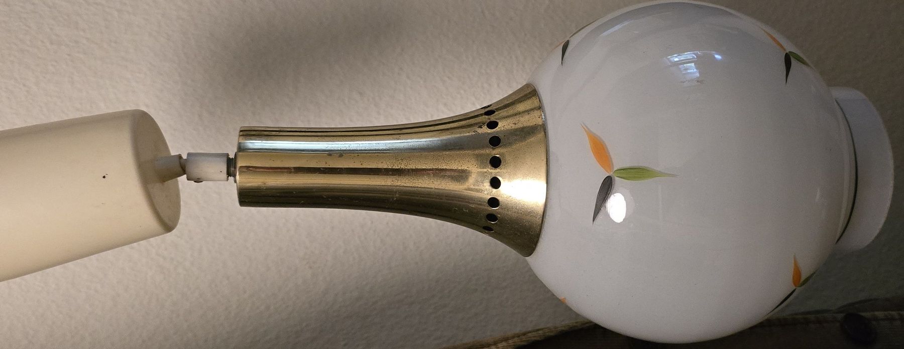 Lampadari & plafoniere: Retro Lampe, Vintage Deckenlampe mit Muster, 60er – Usato da Basel venduto da Jcva 1