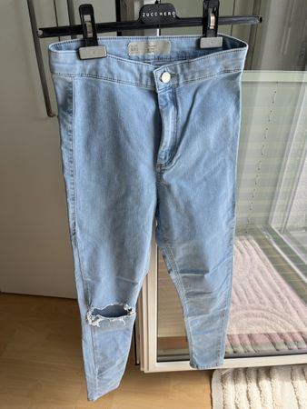 Topshop Jeans Joni Gr. W28 L32 hellblau