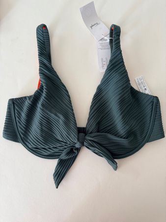 TRIUMPH, Bikini-Top SUMMER Expression, Grösse 44D, Olivgrün