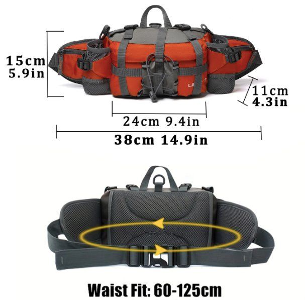 Borse: Multifunktionale Gürteltasche mit 2 Flaschenhalter – Nuovo e nell'imballaggio originale da Châtelaine venduto da topshop.switzerland 7