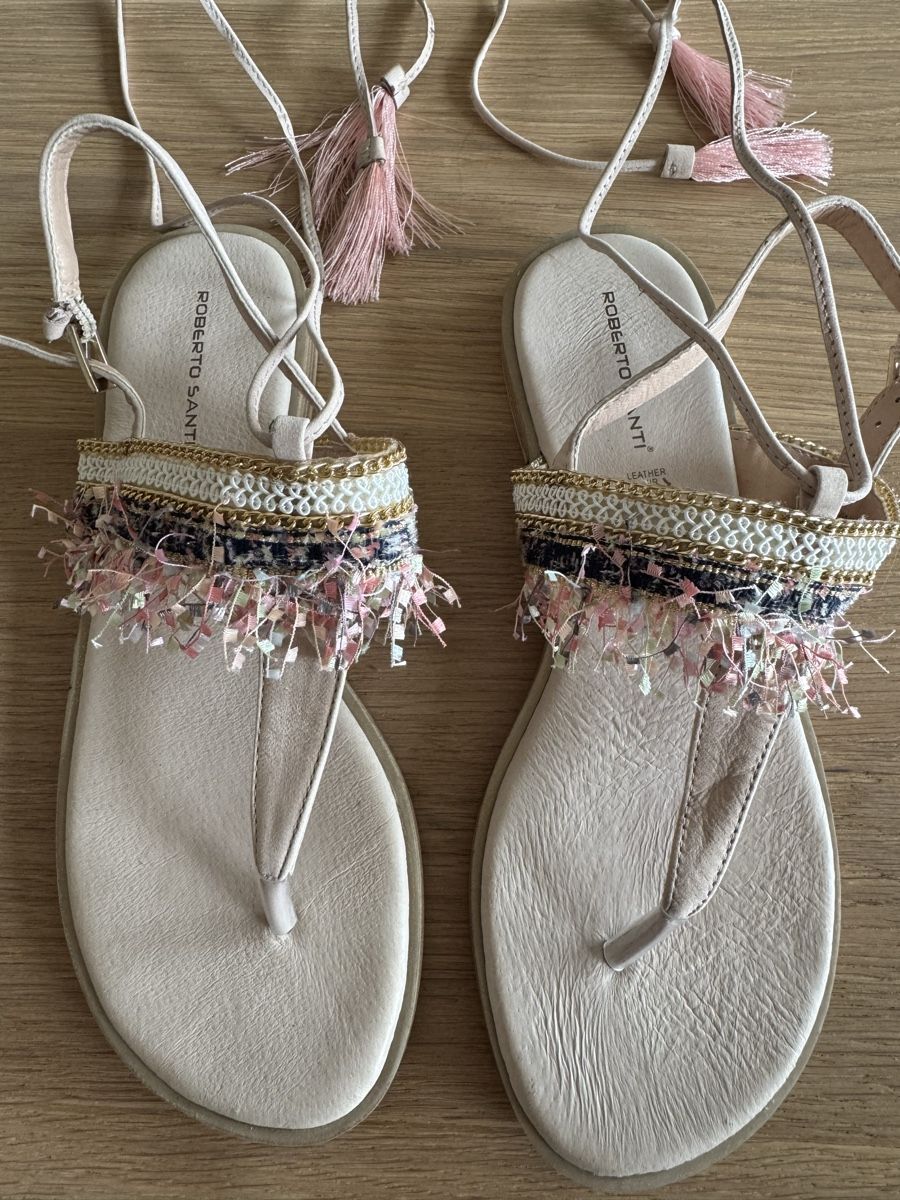 Scarpe da donna: Schnürsandalen, Grösse 38, Leder – Usato da Bachenbülach venduto da Elcomaster