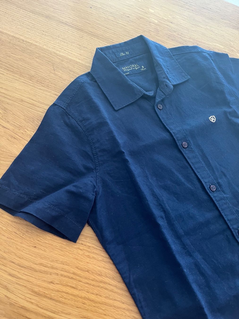 Mayoral Camicie, T-shirt & Polo: Mayoral Hemd Linen + Baumwolle 6J/116 cm – Usato da Zürich venduto da asocaciu 1