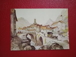 AK PTT Serie Gotthardpost in Hospenthal Uri