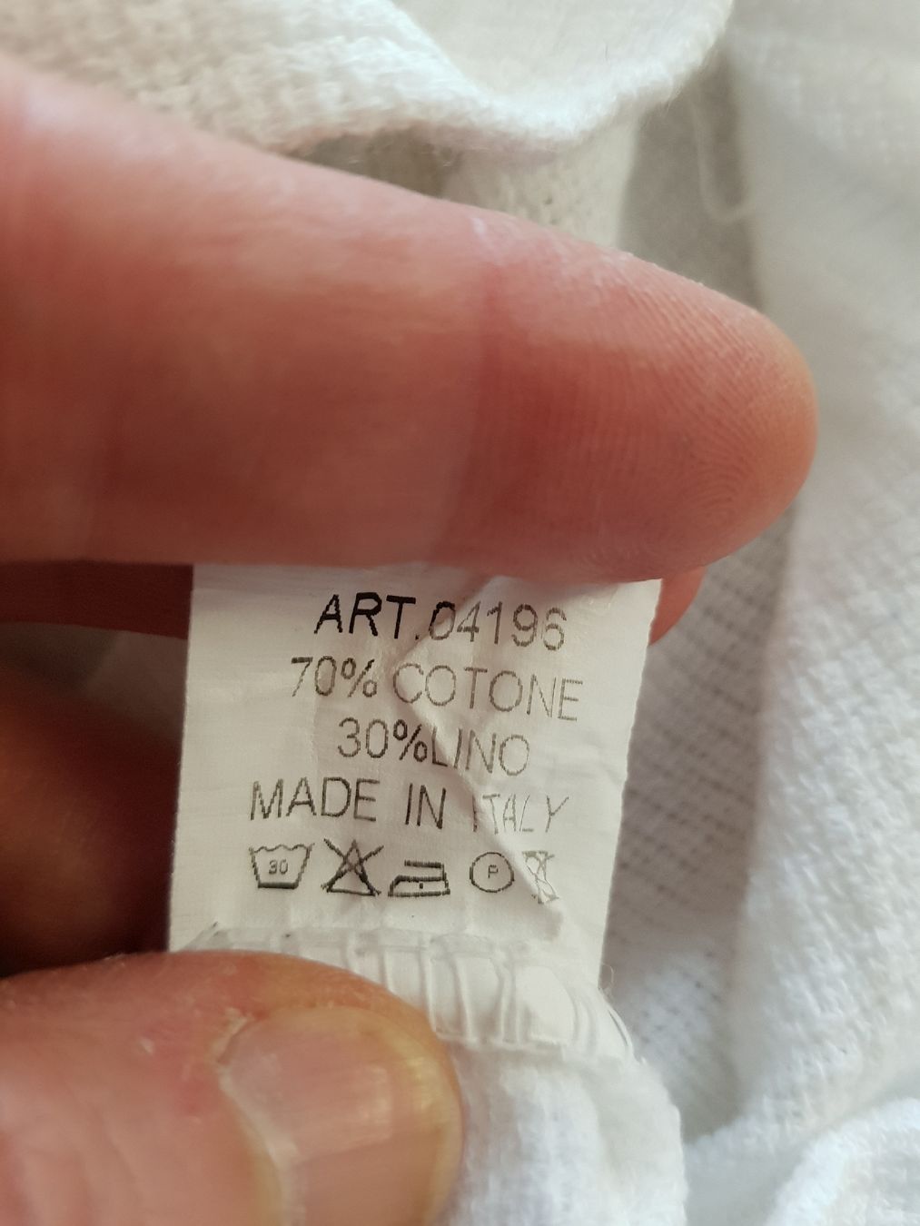 Camicette: Blouse Kattard blanc, coton et lin, Taille 40/42. – Nuovo (secondo la descrizione) da Veyrier venduto da sosozizou 3