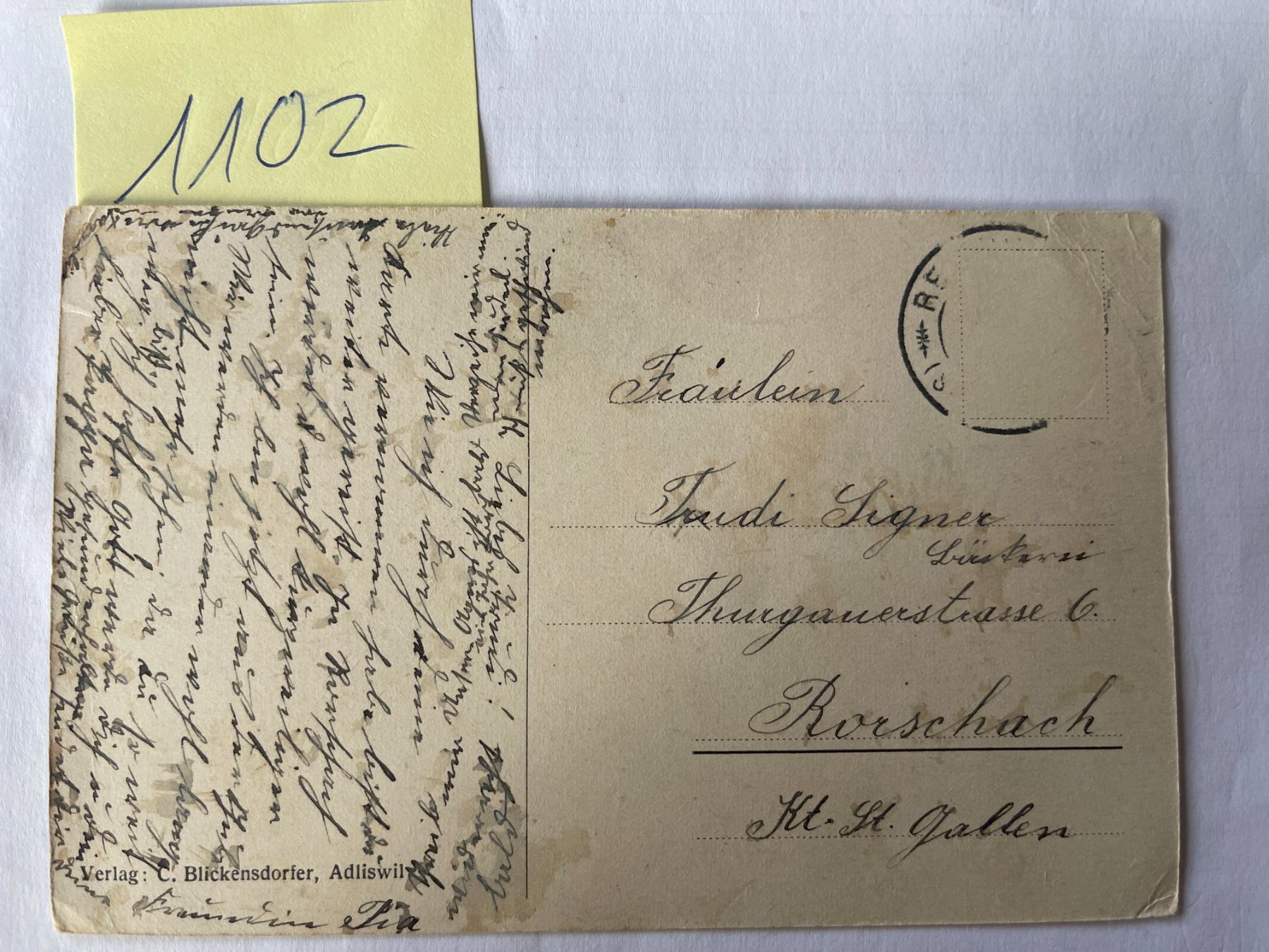 Cartoline postali: alte Ansichtskarte Reichenburg – Usato da Niederwil AG venduto da dahu75 1