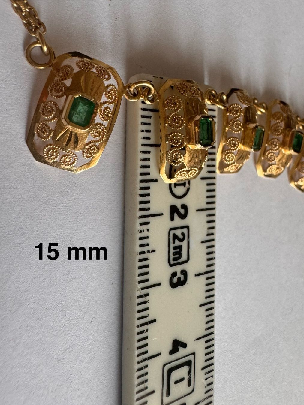Ketten: Besondere Smaragd Halskette – Neu (gemäss Beschreibung) aus Bern von Javero 3