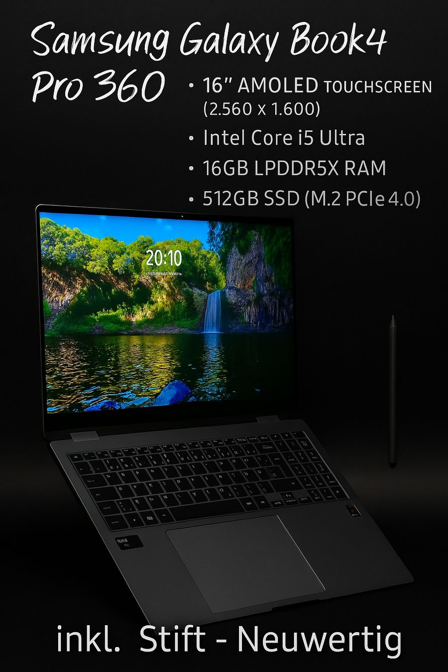 Samsung Notebook: Samsung Galaxy Book 4 Pro 360 – Nuovo (secondo la descrizione) da Embrach venduto da Repstone13