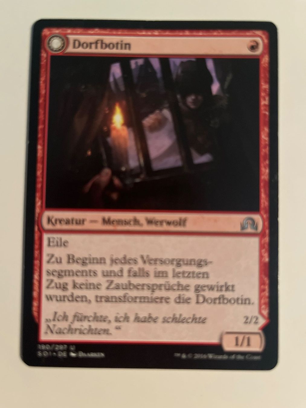 Magic The Gathering Carte collezionabili: 1 x Dorfbotin - Magic: The Gathering - MtG – Usato da Kriens venduto da Shadi1980