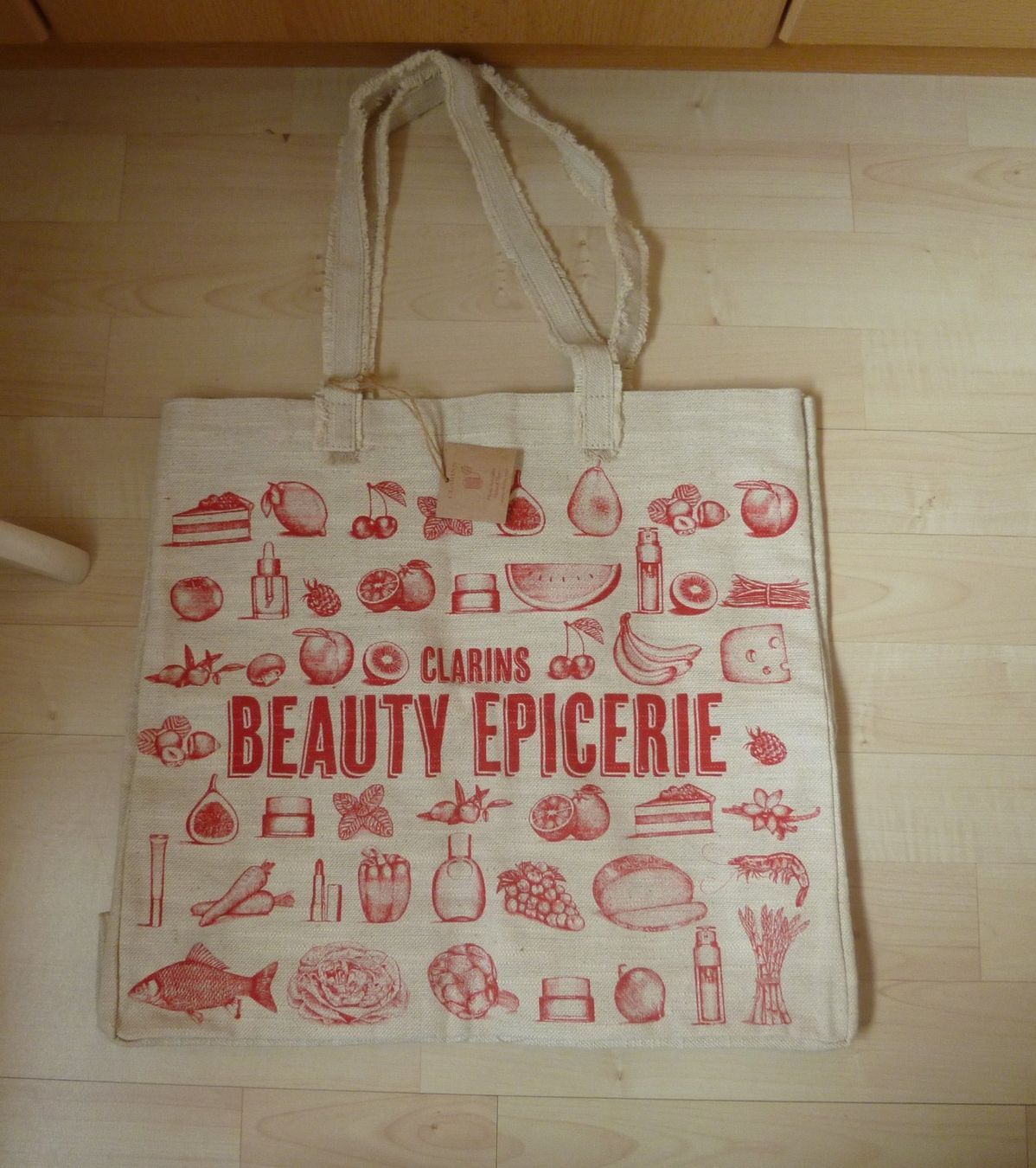 Taschen: CLARINS BEAUTY EPICERIE Stofftasche Tasche – Gebraucht aus Dättlikon von Mamakuga 8