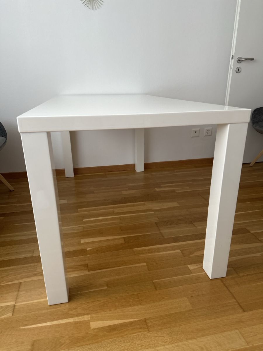 Tables: Esstisch weiss Lack 159x80cm   – D'occasion à Aarau par lolly03 1