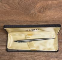 Parker Kugelschreiber, Edelstahl, mit Originaletui